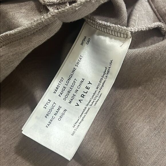 Varley Paige Longline Sweat Sweatshirt Pullover Size XS - Picture 12 of 13